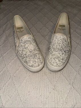 Keds for Kate Spade Triple Decker Glitter Slip-On Sneakers